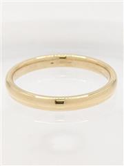 14K 2.4g 2.5mm Solid Yellow Gold Wedding Band Traditional Minimal Ring Size-6.5